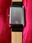 Seiko Vintage Slim Tank Quartz Men's Leather Watch