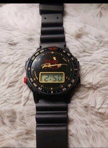 Vintage Winston Racing Team Digital Wrist Watch