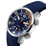 Vintage BERNY Men's Dive Watch - Blue Sapphire Glass