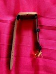 Rare Vintage Seiko SQ Slim Tank Leather Watch