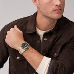 Fossil Men’s Blue Quartz Two-Tone Watch