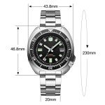 ADDIESDIVE Men’s Automatic Dive Watch with Clean Dial