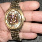 1976 Bicentennial Men's Gold Mechanical Watch