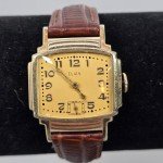 1940s Elgin Art Deco Gold Fill Wristwatch