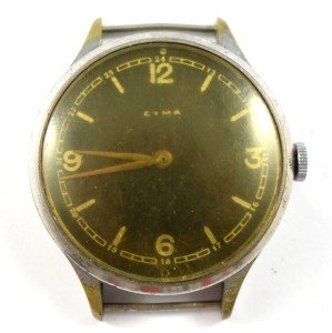 Vintage Cyma Pilot Manual Wind Watch 47.85mm