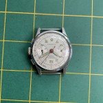 Vintage Swiss Buttes Chronograph Watch for Repair
