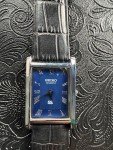 Blue Silver Vintage Seiko Slim Quartz Watch