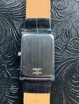 Blue Silver Vintage Seiko Slim Quartz Watch