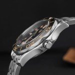 Vintage Black NH35 Automatic Dive Watch 39mm