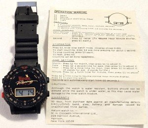 Winston Racing Team Vintage Stopwatch Watch