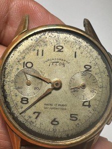 Vintage Telda Chronograph Venus 188 Wristwatch