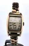 1940s Elgin 17-Jewel Gold-Filled Art Deco Watch
