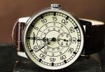 POBEDA Men's Mechanical Military Pilot Watch
