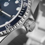 Men's Vintage Automatic Sub Dive Watch 38mm Blue
