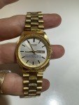 Vintage Gold Day/Date Racing Wristwatch by SNN