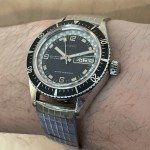 Dorset 1970 Vintage Dive Watch with Tuxedo Dial