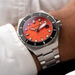 Spinnaker 44mm Dumas Automatic Tangerine Watch