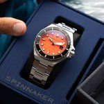 Spinnaker 44mm Dumas Automatic Tangerine Watch