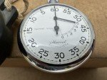 Vintage Swiss Racing Stopwatch Timer with Cover