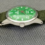 Vintage HMT Pilot Hand-Winding Green Dial Watch