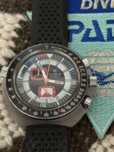 1965 Vintage Dual Crown Chronograph Diver Watch
