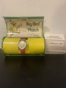Vintage Bradley Time Big Bird Watch with Case
