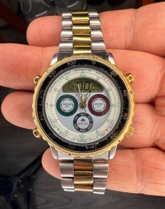 Men's 90s CITIZEN Yacht Timer Vintage Watch