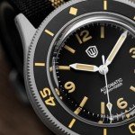 Vintage 50-Fathoms Automatic Dive Watch for Men