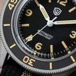 Vintage 50-Fathoms Automatic Dive Watch for Men