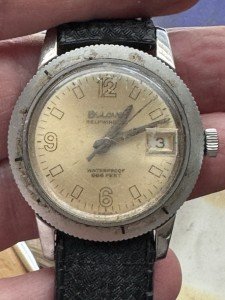 Bulova '63 M3 Vintage 666Ft Devil Diver Watch