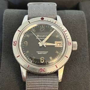 Vintage Bulova Devil Diver 666 Automatic Watch
