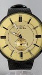 Invicta Vintage Race Men's 52mm Yellow Dial Watch