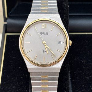 Rare 1980s Seiko 8122-7029 Two Tone Quartz
