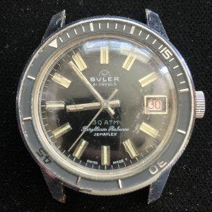 1960s Men's Buler Diver Watch 30ATM