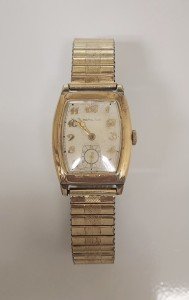 1940s Hamilton Tonneau Gold-Filled Art Deco Watch