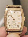 1940s Hamilton Tonneau Gold-Filled Art Deco Watch