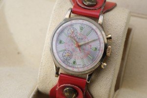 Sheffield Vintage Chronograph Watch with Snail Design