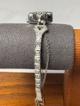 Vintage Movado 14k White Gold Diamond Watch