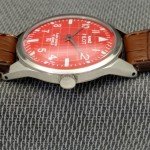 Vintage HMT Pilot Hand-Wind Men's Orange Dial Watch