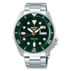 Seiko Analogue Automatic Watch with Steel Strap