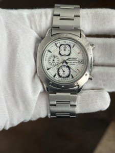 Vintage Seiko Chronograph V657-9060 Men's Racing Watch