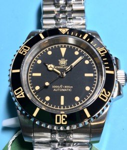 Steeldive Vintage Patina Sub Diver 41mm Watch