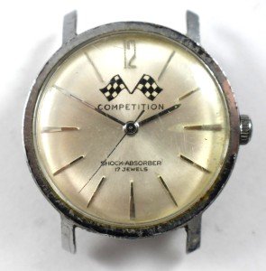 Vintage 17J Competition Shock Absorber Wrist Watch