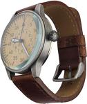 Mil-Tec AVIATOR Vintage Pilot Watch with Leather Band