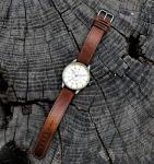 Mil-Tec AVIATOR Vintage Pilot Watch with Leather Band