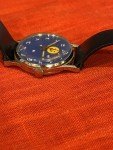 Swiss Mechanical Vintage Watch with Rare Blue Band
