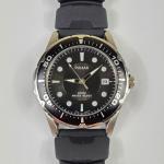 Pulsar Men's Vintage Dive Watch with Black Dial