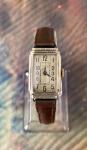 1934 Illinois Sterling Silver Art Deco Watch