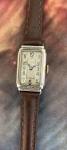 1934 Illinois Sterling Silver Art Deco Watch