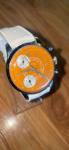 Cimier Sport Vintage Mens Orange Dial Chronograph